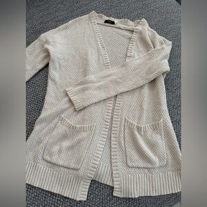 BDG Off-White Textured Knit Sweater